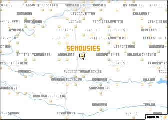 map of Semousies