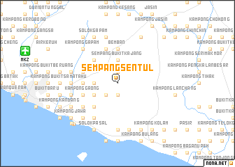 map of Sempang Sentul