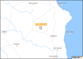 map of Sempan