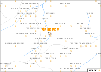 map of Sempere