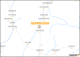 map of Sempre-Viva