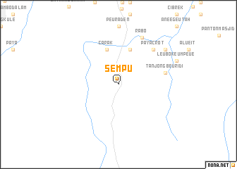 map of Sempu