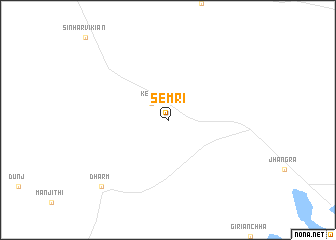 map of Semri