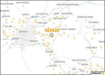 map of Semsūr