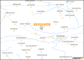 map of Semukhina