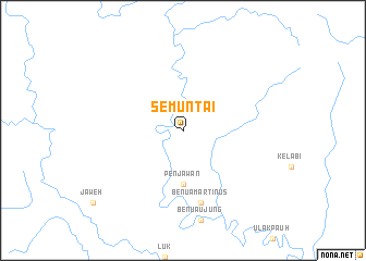 map of Semuntai