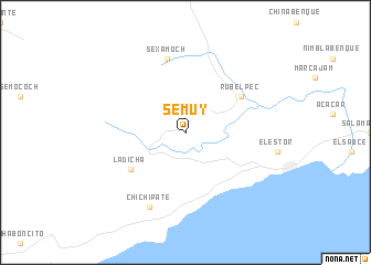 map of Semuy