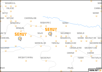 map of Semuy