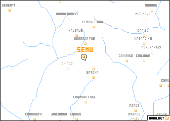 map of Semu