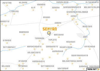 map of Sem\