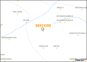map of Semykino