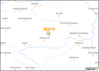 map of Semyn\