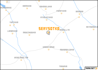 map of Semysotka