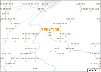 map of Semytino