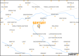map of Semyuny