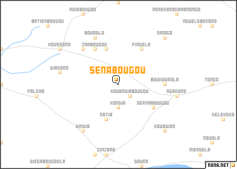 map of Sénabougou