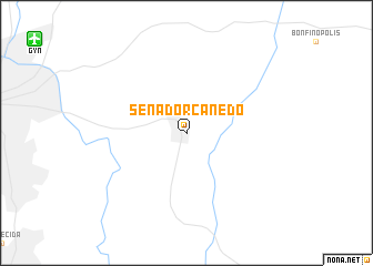 map of Senador Canedo