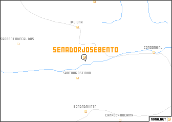 map of Senador José Bento