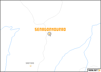 map of Senador Mourão