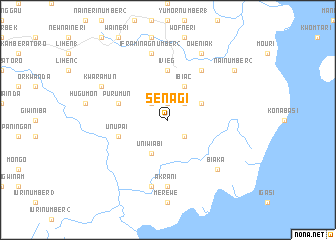 map of Senagi