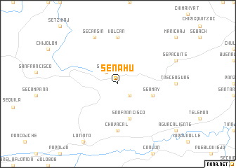 map of Senahú