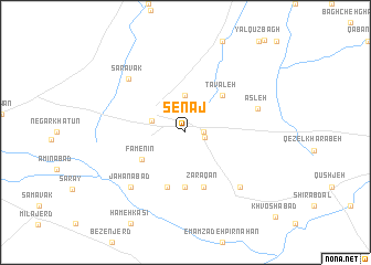 map of Senāj