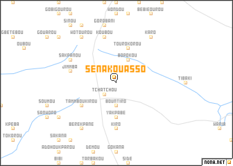 map of Sénakouasso