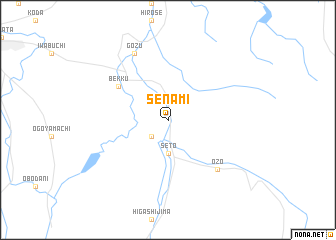 map of Senami