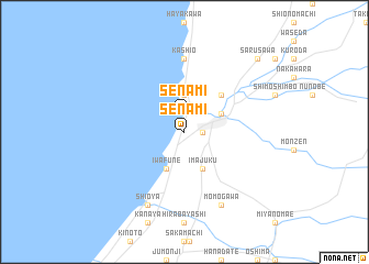 map of Senami