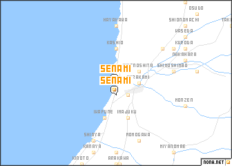 map of Senami