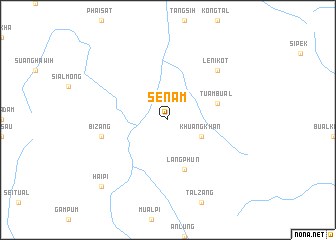 map of Senam