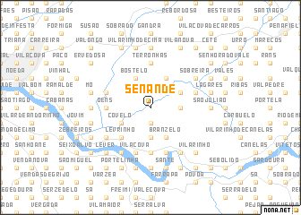 map of Senande