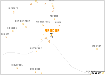 map of Senane