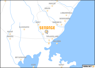 map of Senange