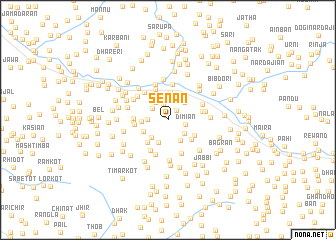 map of Senān