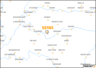 map of Senan