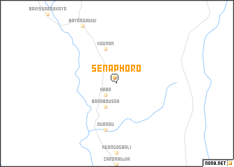 map of Sénaphoro