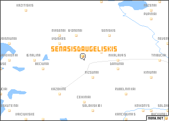 map of Senasis Daugėliškis