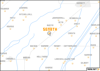 map of Senath