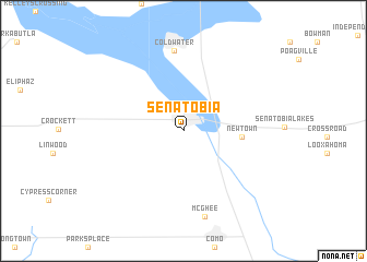 map of Senatobia
