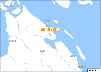 map of Senayang