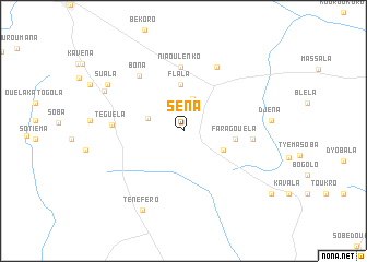 map of Séna