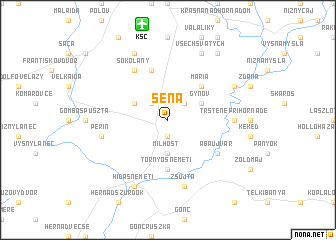 map of Seňa