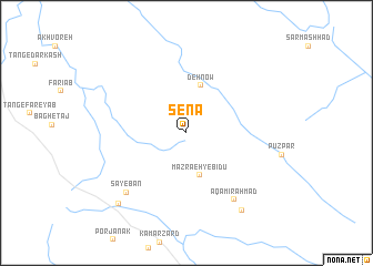 map of S̄enā