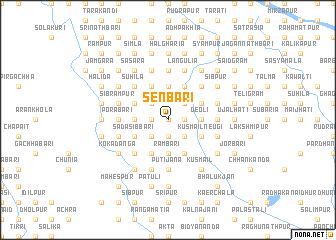 map of Senbāri