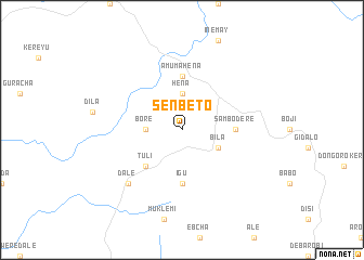 map of Senbeto