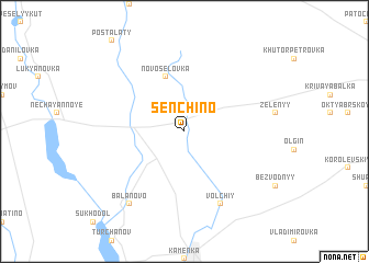 map of Senʼchino