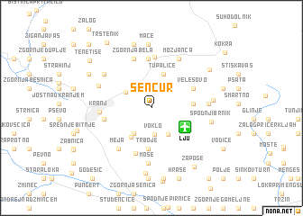 map of Šenčur