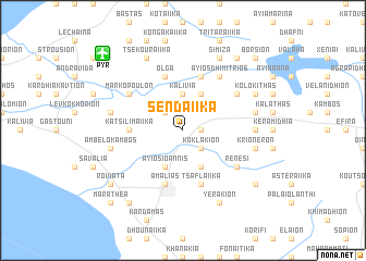 map of Sendaíika