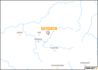 map of Sendana